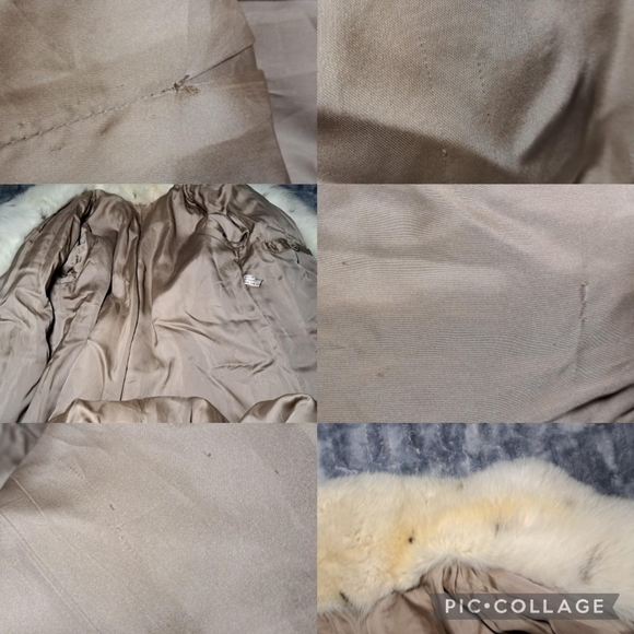 Real Vintage Spotted Fox Fur Saga Fox Coat - Picture 6 of 8